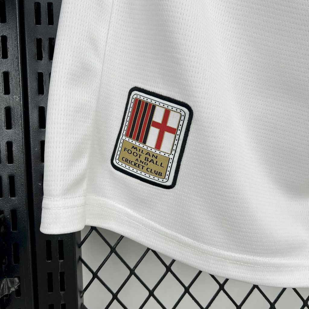 Ac Milan 125Th Anniversary Edition 2024/25 Pantalón Corto Blanco - Bota de Oro Tienda
