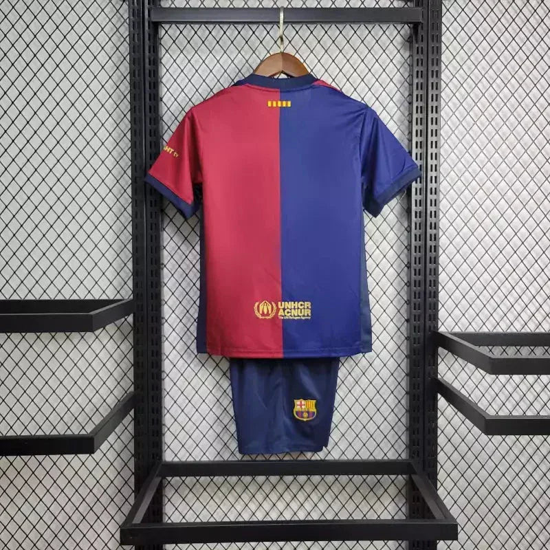 BARCELONA I 24/25 CONJUNTO INFANTIL - Bota de Oro Tienda