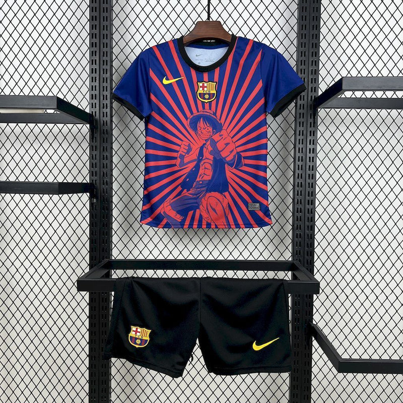 BARCELONA EQUIPACIÓN ONE PIECE 25/26 NIÑOS - Bota de Oro Tienda