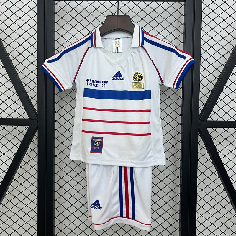 FRANCIA SEGUNDA EQUIPACIÓN 1998 NIÑOS RETRO - Bota de Oro Tienda
