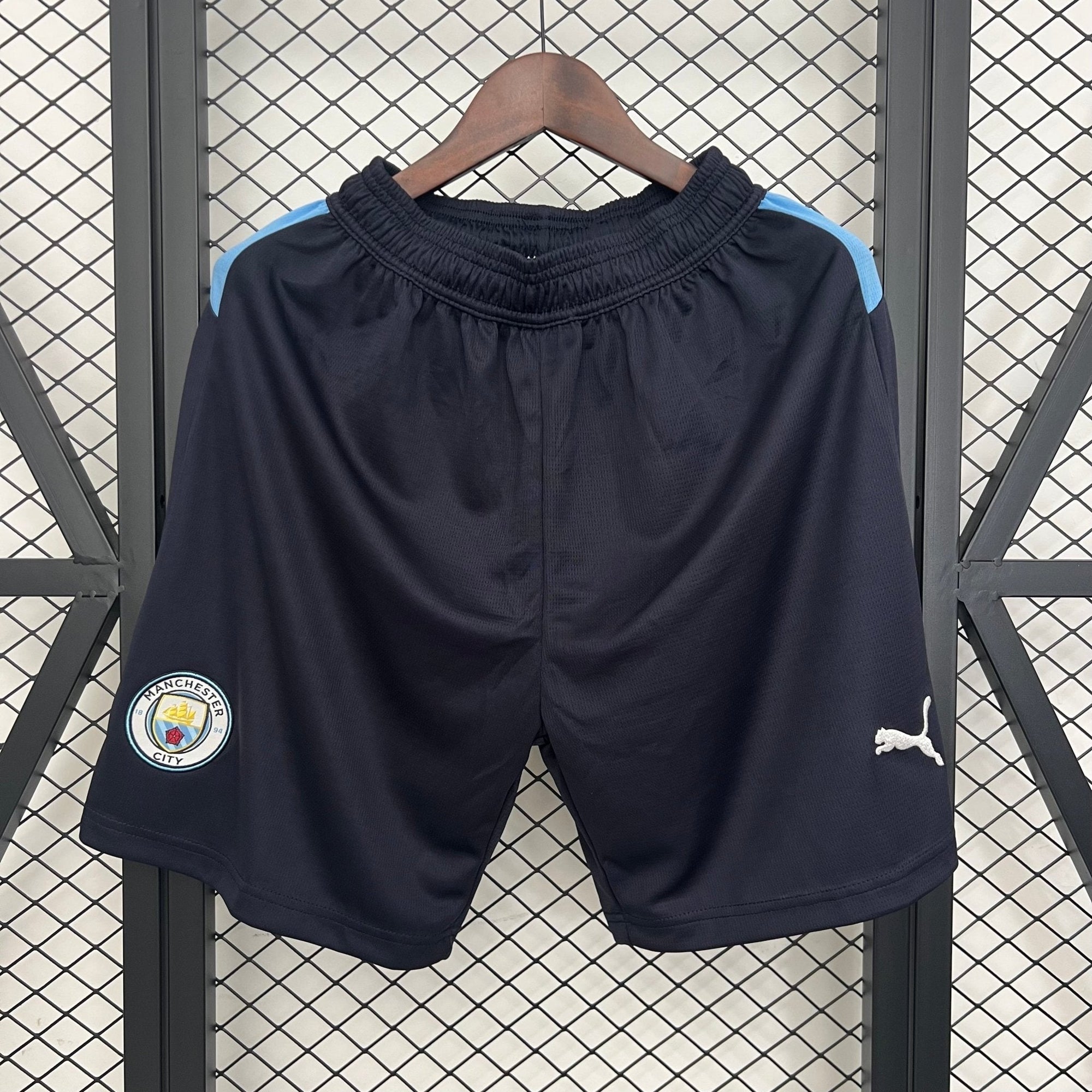 Manchester City 25/26 Pantalón Corto Negro - Bota de Oro Tienda