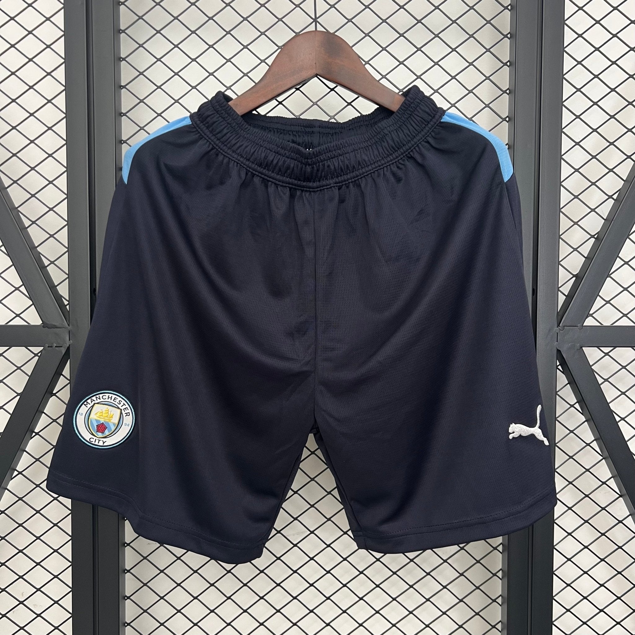 Manchester City 25/26 Pantalón Corto Negro - Bota de Oro Tienda