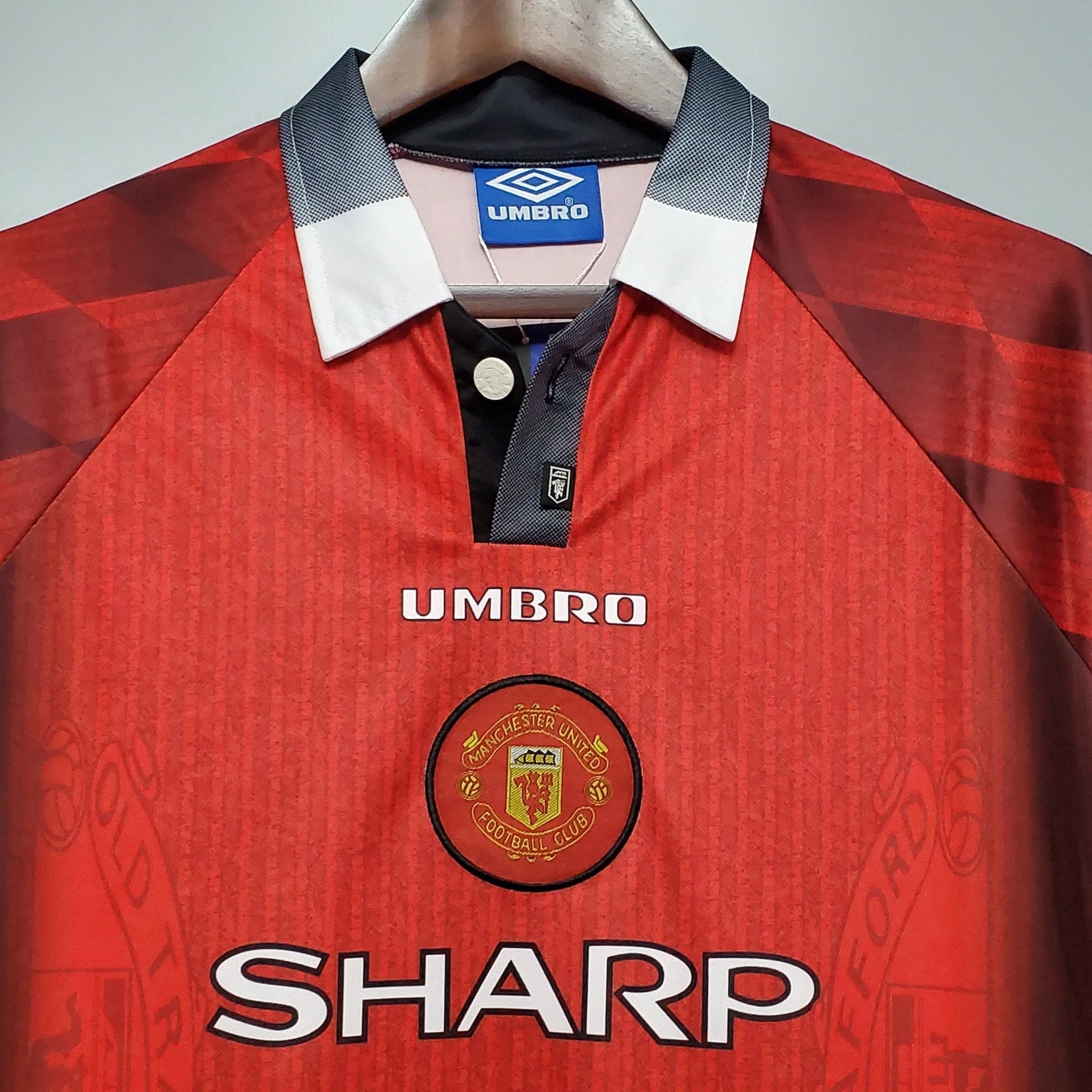 MANCHESTER UNITED I 1996 HOMBRE (RETRO) MANGA LARGA - Bota de Oro Tienda