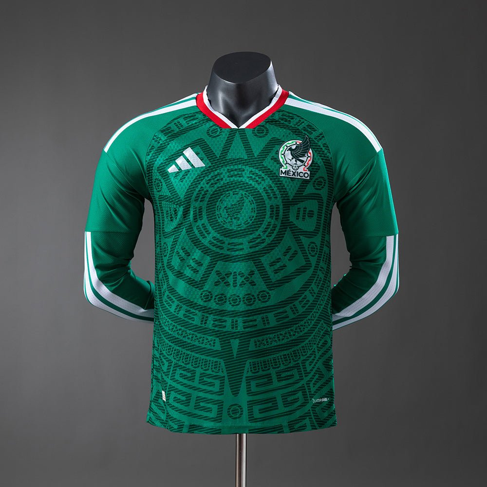 México Local Manga Larga Versión Jugador 2026 Mundial - Bota de Oro Tienda