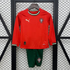 PORTUGAL PRIMERA EQUIPACIÓN MANGA LARGA 25/26 NIÑOS - Bota de Oro Tienda